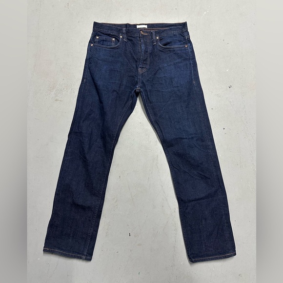 UNBRANDED Brand Selvedge Denim Jeans 32x28 11oz Stretch UB222 Tapered